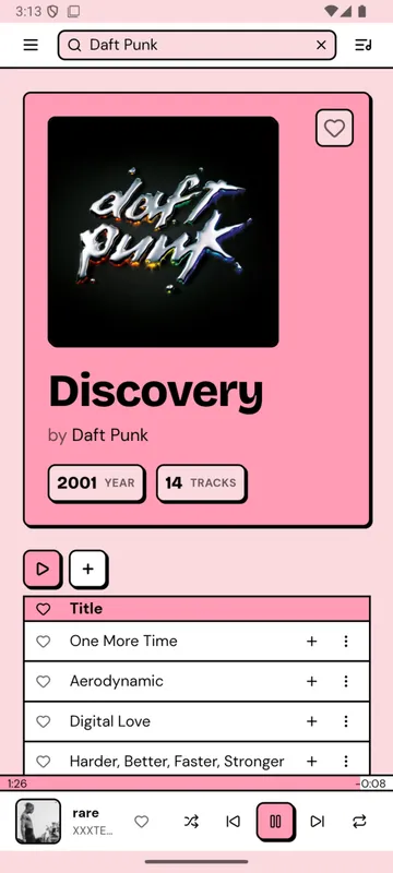 Página de un álbum